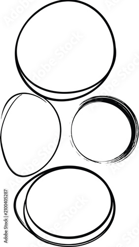 abstract circular shapes ar...