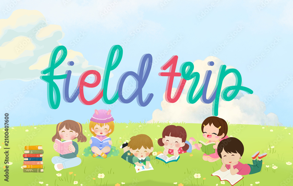 Fototapeta premium F4 size cartoon background (3898 x 2480 px) - 6