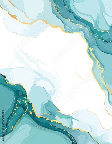 Abstract flowing liquid mar...