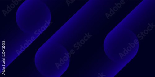 Photos Abstract blue background with glowing geometric lines
