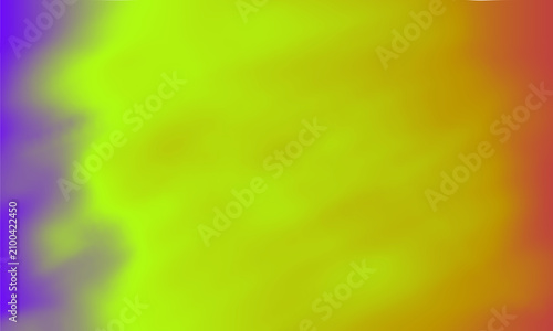 Purple Green Orange Gradient Abstract.