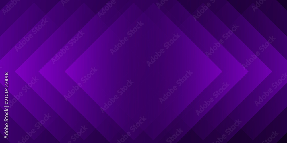 Obraz premium Abstract Purple Geometric Background with Overlapping Diamond Shapes and Gradient Depth Effect
