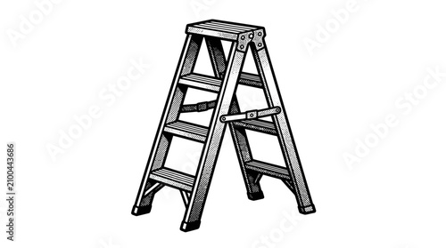 A step ladder for climbing high.