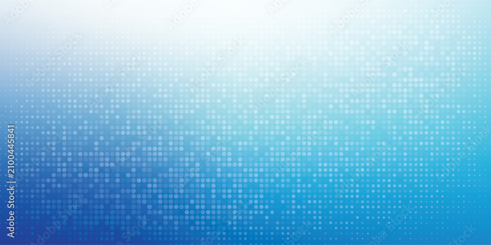 Fototapeta premium Abstract Blue Halftone Dot Gradient Technology Background eps10