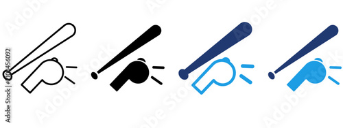 Photos Baseball Coaching Whistle icon collections