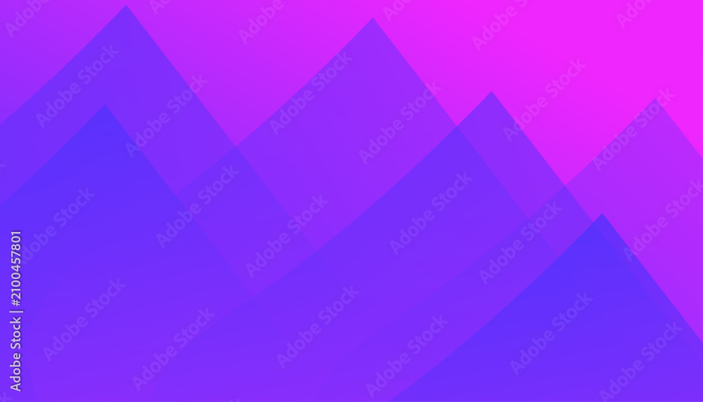 Obraz premium Modern geometric mountain range abstract illustration.