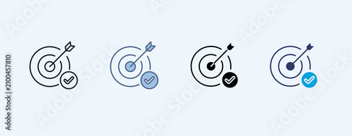 Bild auf Leinwand Accurate Multiple Icon Set Illustration Vector