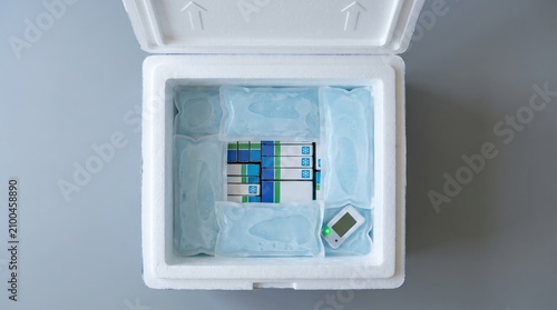 Open vacuum-insulated pharmaceutical shipper with gel packs