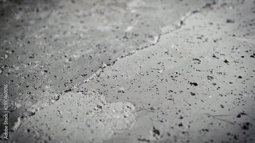 Close-up of Cracked and Weathered Concrete Surface.