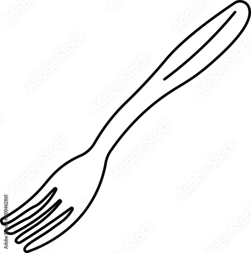 fork icon vector illustration