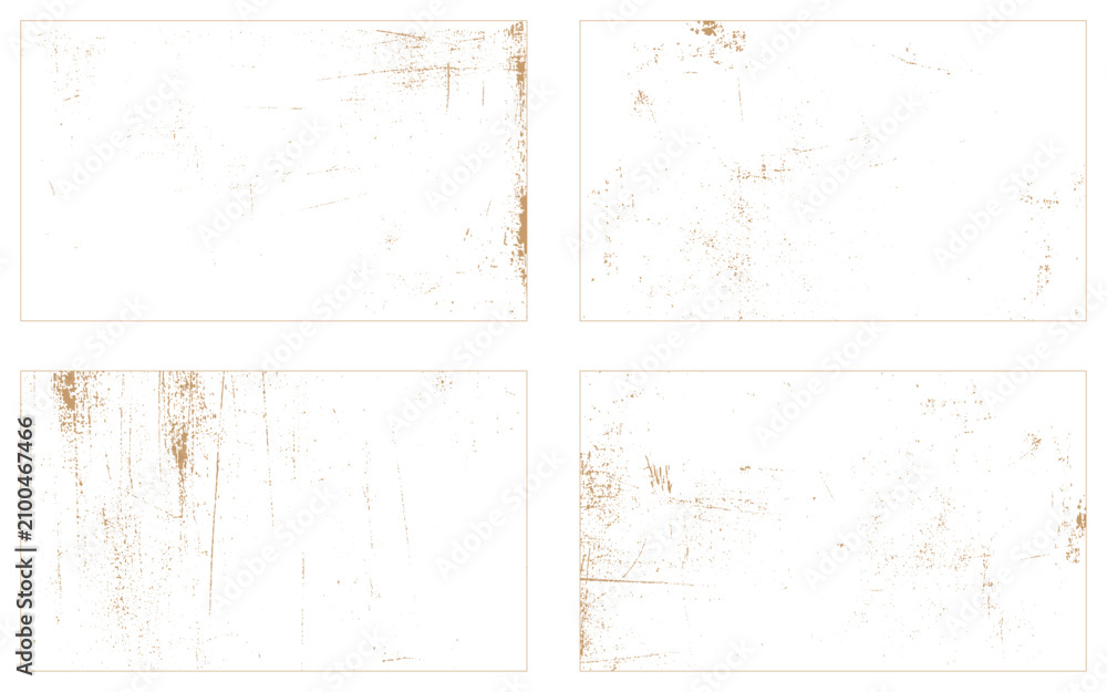 Fototapeta premium Grunge Urban Backgrounds set. Texture Vector. Dust Overlay Distress Grain ,Simply Place illustration over any Object to Create grungy Effect