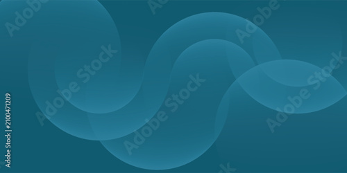 Abstract Dark Blue Teal Curved Wave Gradient Background eps10