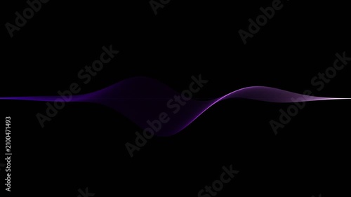 Abstract Glowing Rhythm Line Amplitude Motion Background