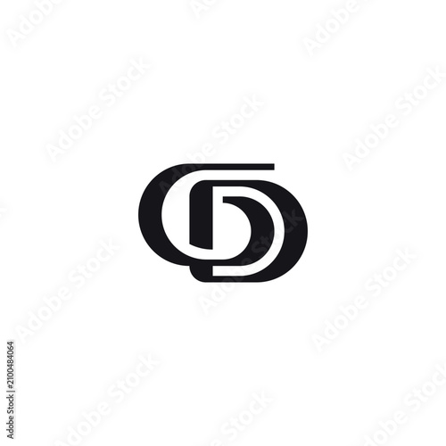 Premium Alphabet GD Logo Design.