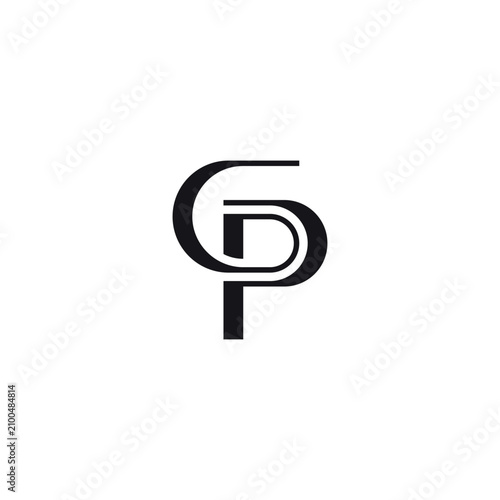 Premium Alphabet Gp Logo Design.