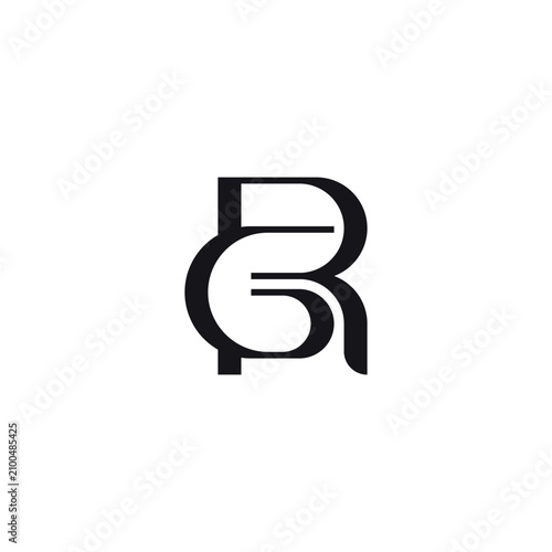 Premium Alphabet GR Logo Design.