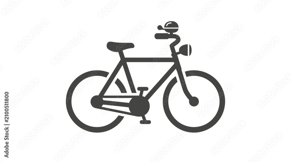 Obraz premium Bicycle for transportation and recreation use.