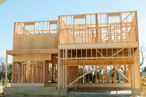 construction of a new plywood house