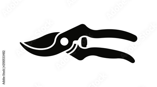 Bild auf Leinwand Pruning Shears Vector Icon