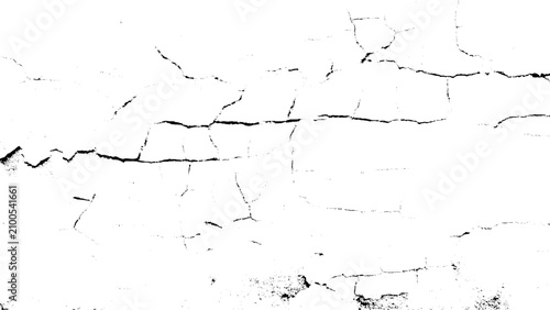white cracked wall texture background with distressed black grunge lines weathered plaster abstract surface design