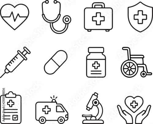 medical, healthcare, hospital, clinic, doctor, nurse, pharmacy, medicine, stethoscope