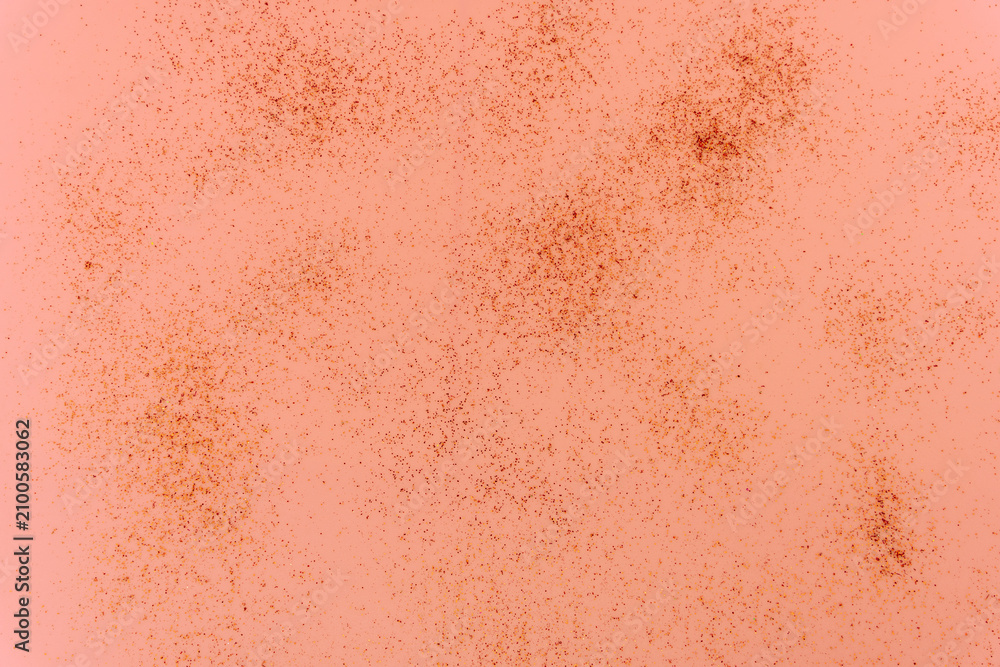 Fototapeta premium Abstract design with reddish speckles on a light background