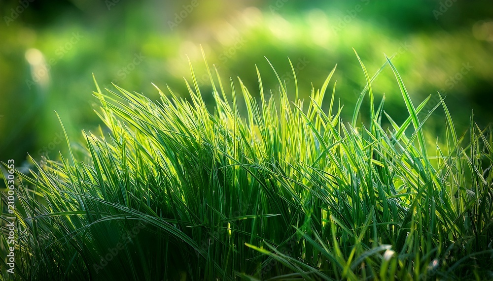 Obraz premium Green Grass Vegetation