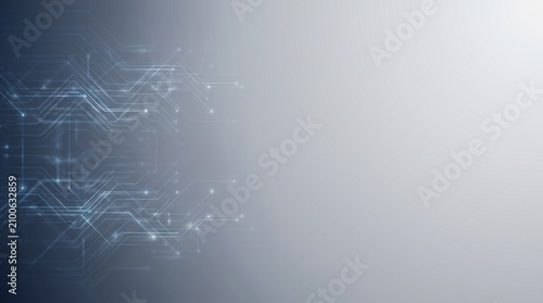 Abstract digital network background with glowing data connections 5