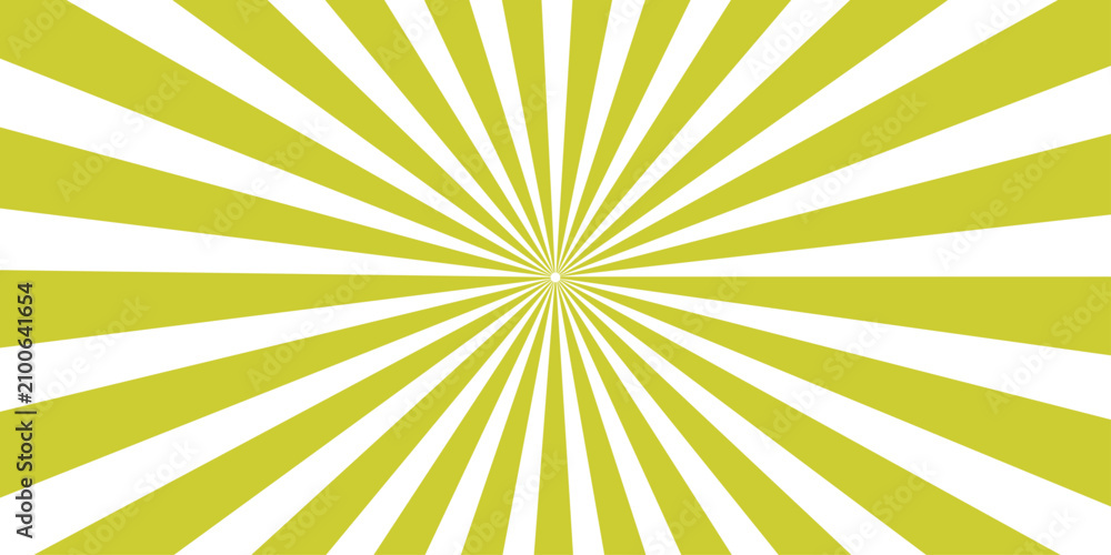 Obraz premium An abstract, retro-inspired radial burst pattern in vibrant yellow and white, creating a dynamic visual effect that suggests energy and retro style.