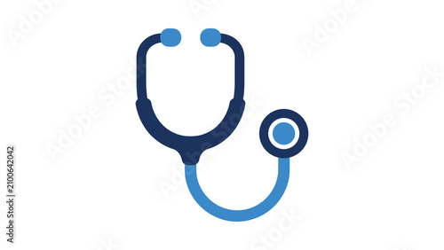 Foto Stethoscope Medical Icon Vector Illustration for Healthcare Diagnosis and Doctor