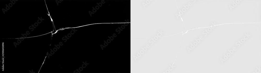 Obraz premium Cracked surface with visible lines on a transparent background