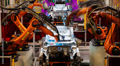Automobile manufacturing production line