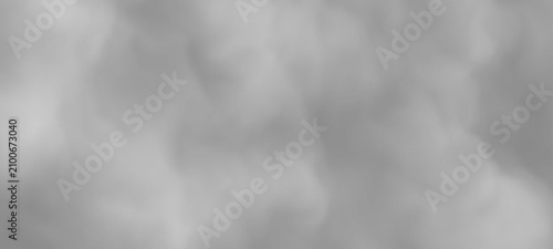 Tableau sur toile Dense black smoke curls outward with motion blur effect