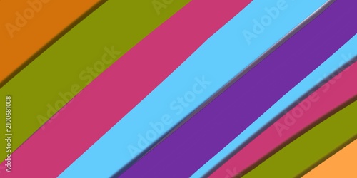Modern Seamless Diamond Geometric Pattern in Bright Purple Pink and Blue