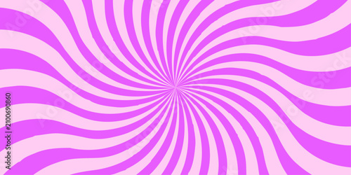 Abstract retro with sunburst pattern colorful design. Funky ray elements themes swirling pattern. Sunshine radial wave pattern vector illustration. Comic radial rays wallpaper in summer.