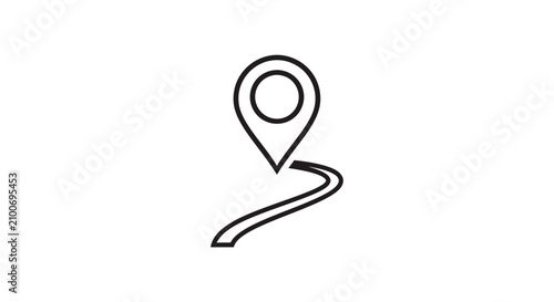Photos Navigation Location Icon Pointer Symbol.