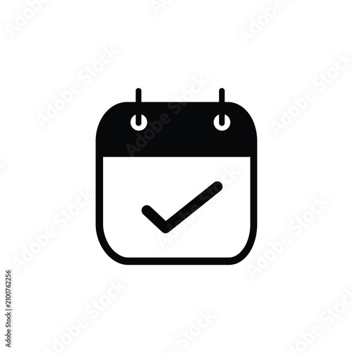 Calendar icon. Calendar planner icon collection. Reminder organizer event signs. Calendar notification icon. Business plan schedule. Stock vector