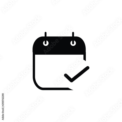 Calendar icon. Calendar planner icon collection. Reminder organizer event signs. Calendar notification icon. Business plan schedule. Stock vector