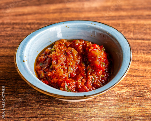 Turkish Eggplant Meze With Tomatoes And Herbs