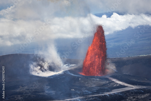 Lava Fountaining Kilauea Hawaii