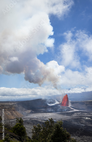 Lava Fountaining Kilauea Hawaii