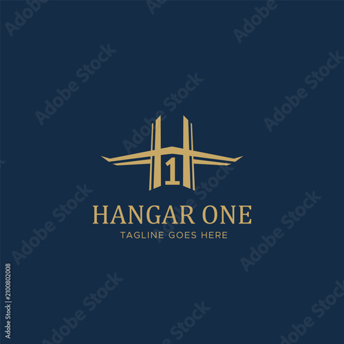 Letters IH and 1H Logo, for business with IH HI 1H H1 initials