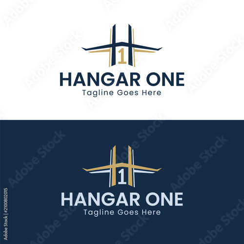 Letters IH and 1H Logo, for business with IH HI 1H H1 initials
