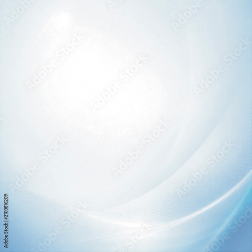 Elegant Soft Blue Abstract Wave Background with Clean Light Gradient and Flowing Curves