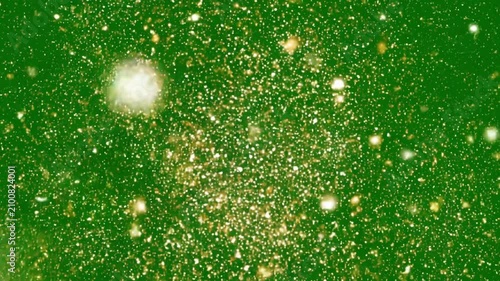 4K Magical Glowing Particles Animation with Sparkling Fairy Dust for Motion Graphics and Visual Effects