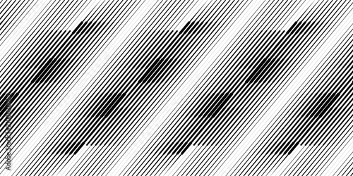 Black and white abstract geometric pattern with smooth transition of diagonal lines effect for modern background and jersey design element. Editable graphic resource. Vector eps 10