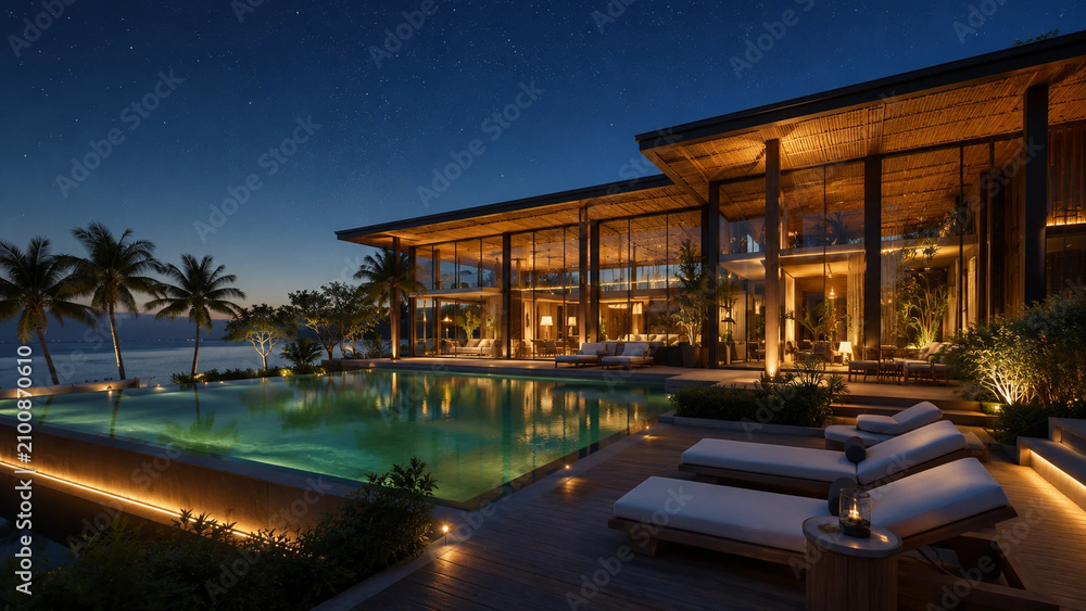Fototapeta premium Luxury Villa