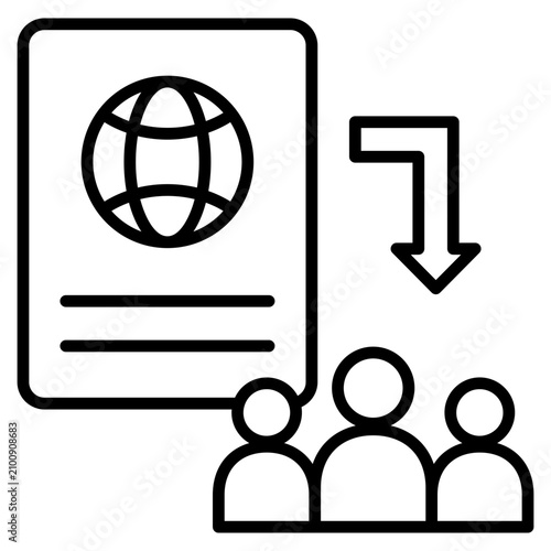 Citizenship Icon Element For Design