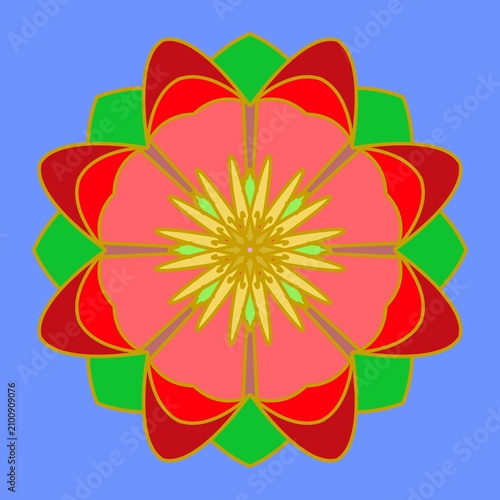 abstract flower vector illustration