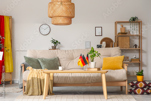 Interior of living room wit...